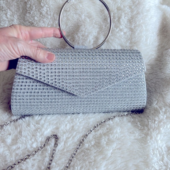 Jessica McClintock Crossbody Clutch Purse - Picture 3 of 7